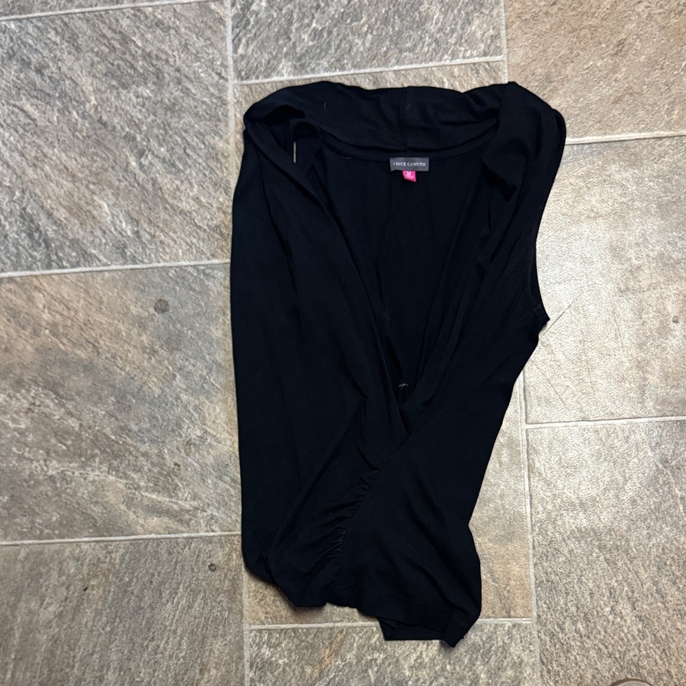 Vince Camuto Black Sleeveless Tank Top